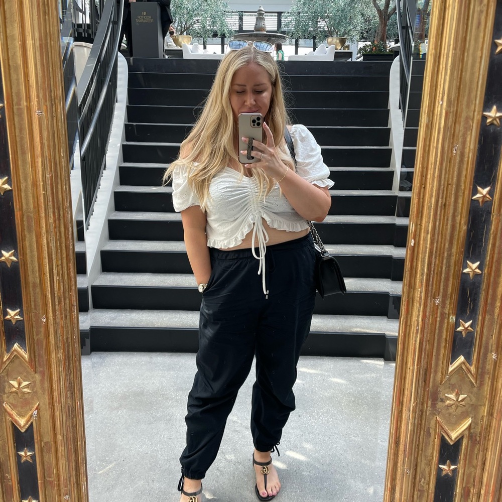 Abercrombie & Fitch Black Jogger Pants